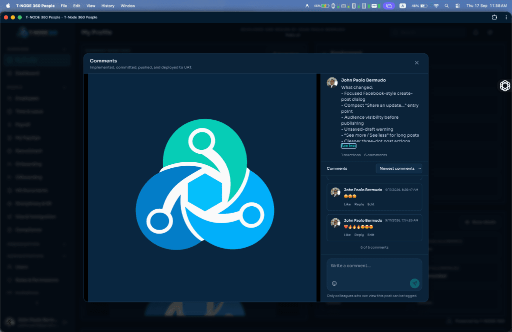 News Feed Comments UI